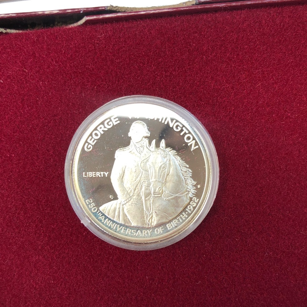 90% silver Washington commemorative half dollars 10 coins - Picture 9 of 15